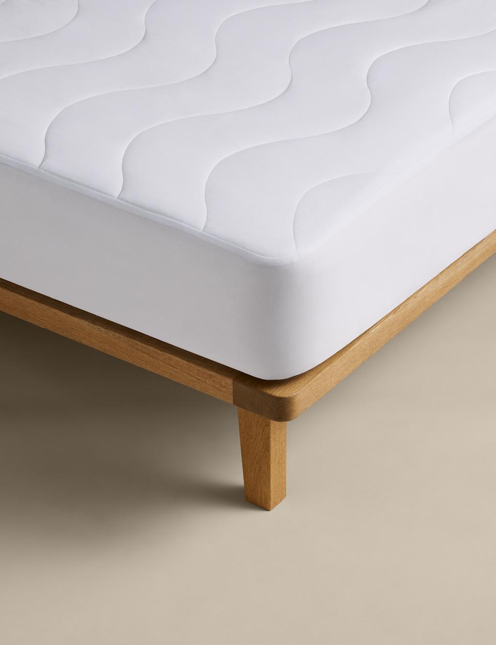 M&S Smart Wash & Dry Anti Allergy Extra Deep Mattress Protector White