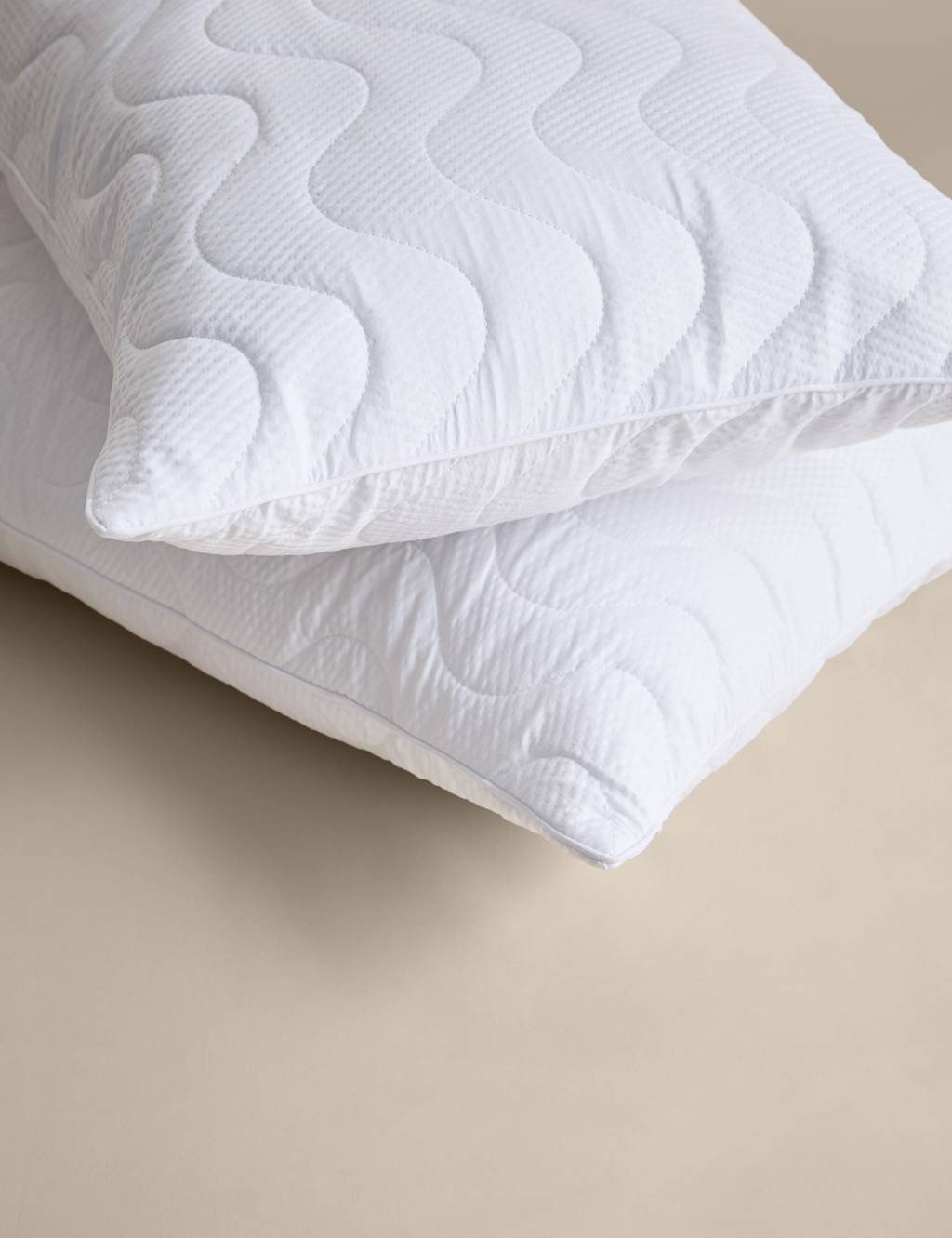 M&S 2 Pack Guest Essentials Medium Pillow White