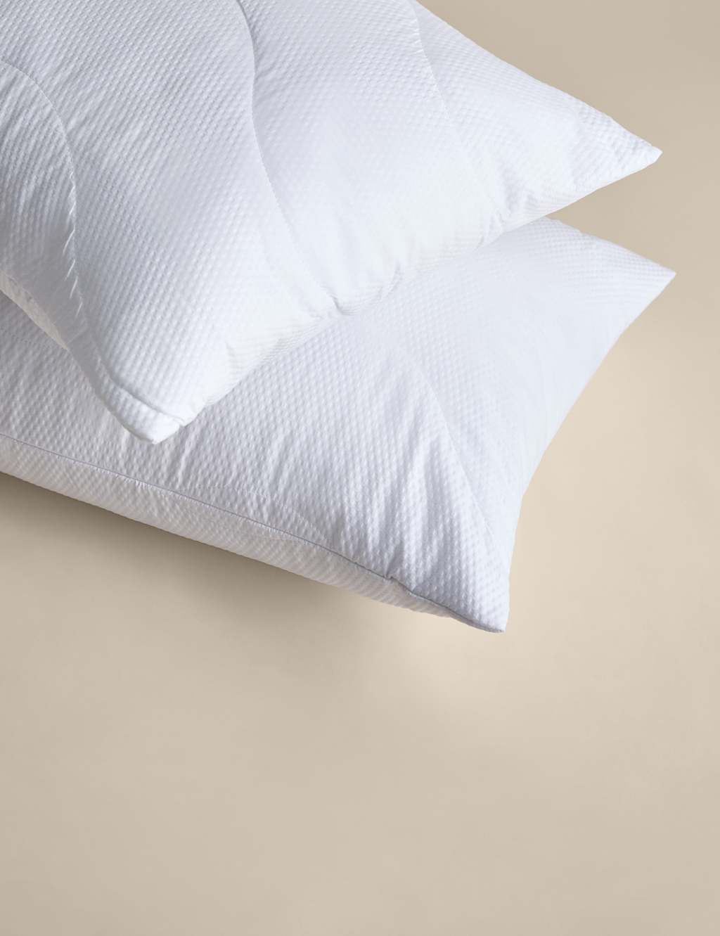 M&S 2 Pack Guest Essentials Pillow Protectors White
