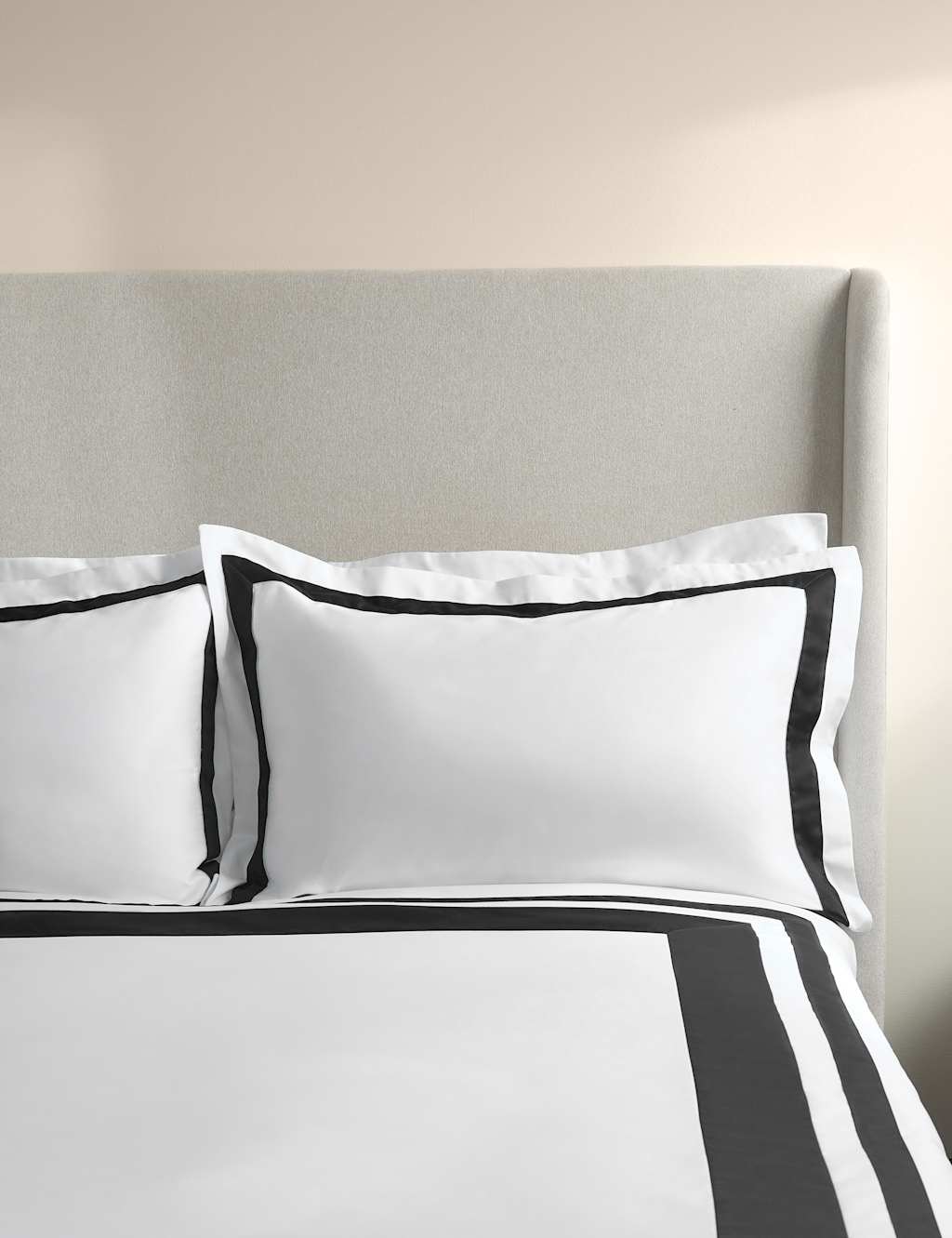 2 Pack Pure Cotton Double Border Pillowcases