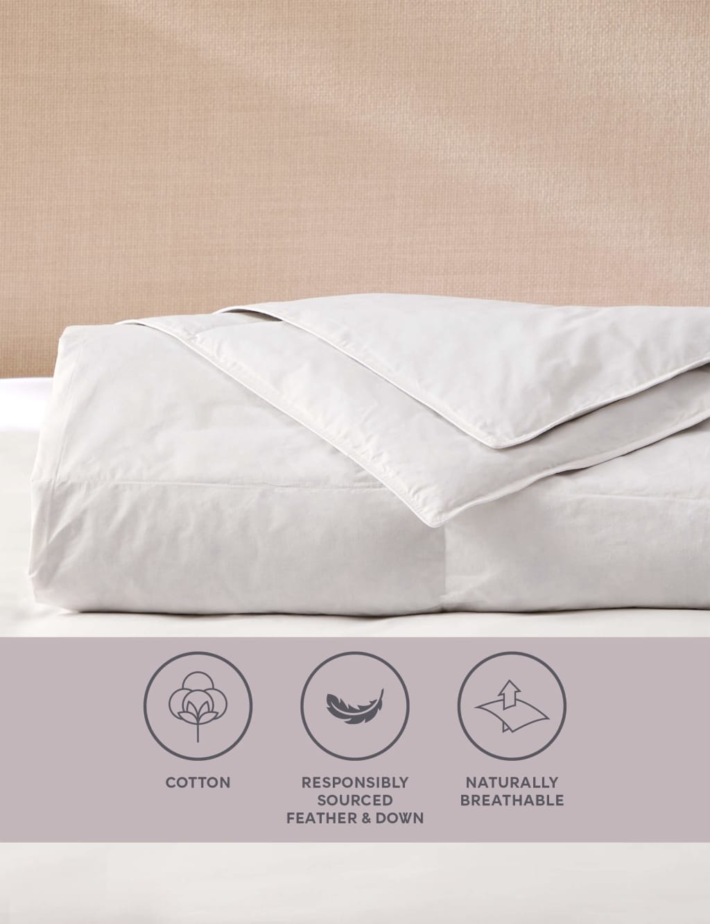 Goose Feather & Down 2.5 Tog Duvet