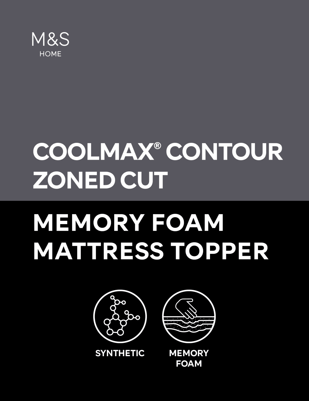 Contour Memory Foam Mattress Topper
