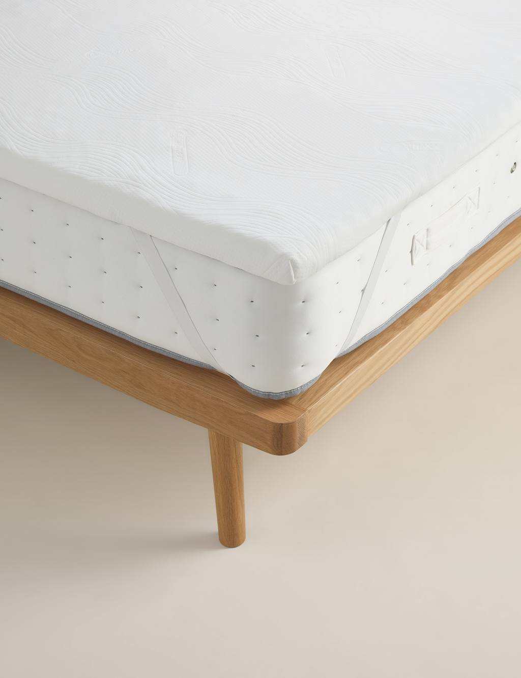 Sleep Solutions Memory Foam Contour 4cm Mattress Topper White