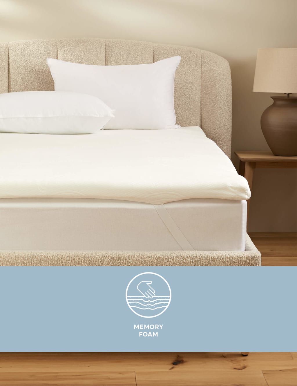 Memory Foam Contour 6cm Mattress Topper
