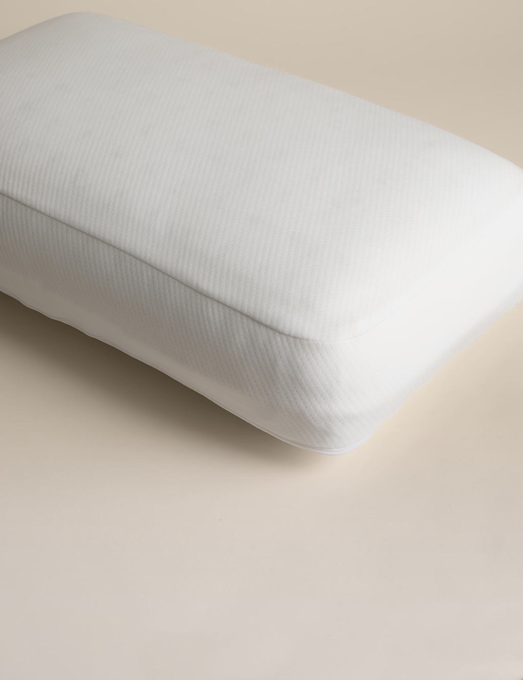 Sleep Solutions Side Sleeper Memory Foam Pillow White