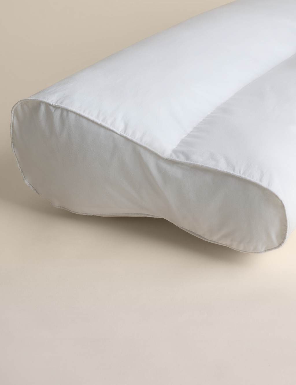 Sleep Solutions Contour Pillow White