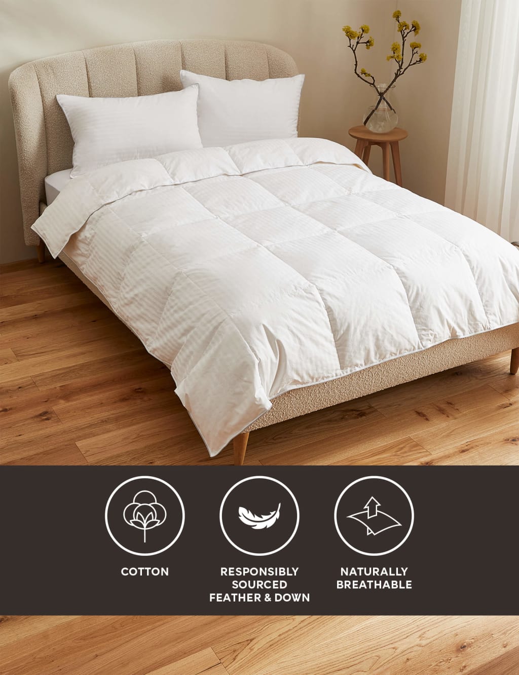 Luxury Hungarian Goose Down 4.5 Tog Duvet
