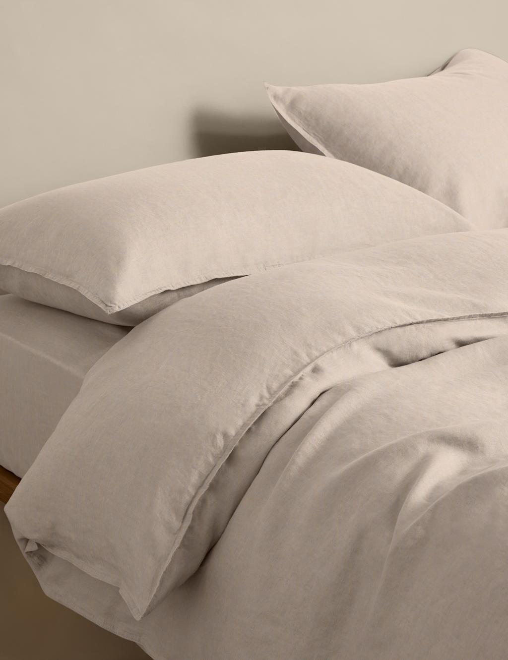 M&S Pure Linen Bedding Set Linen