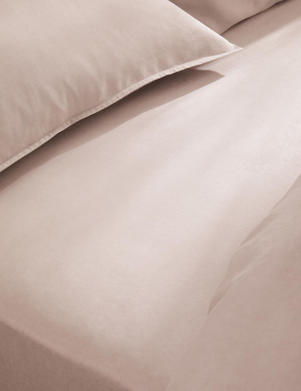 Pure Linen Extra Deep Fitted Sheet