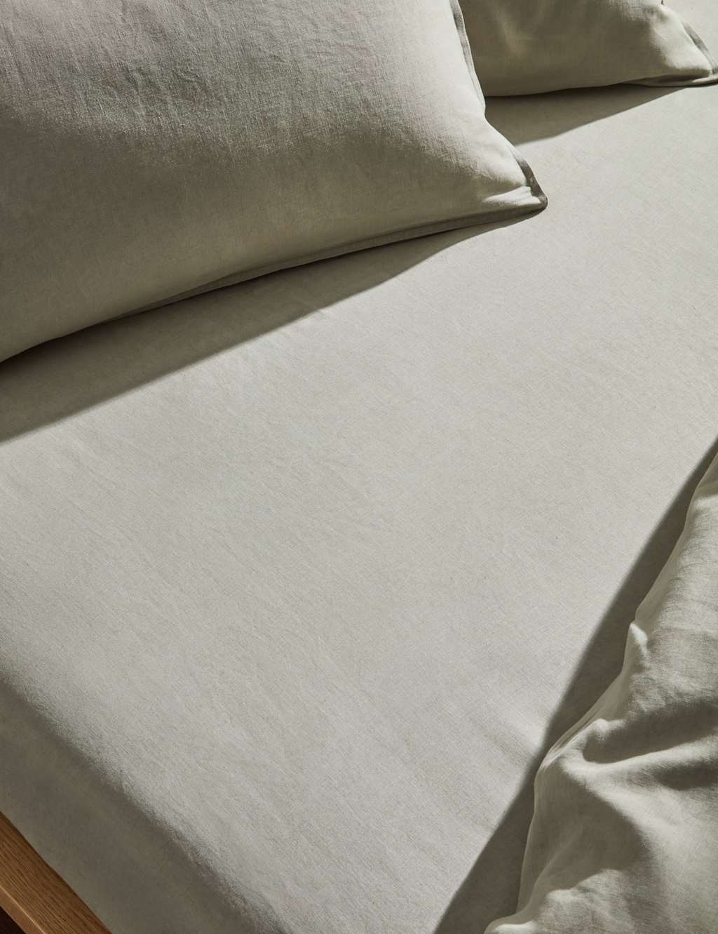 Pure Linen Extra Deep Fitted Sheet
