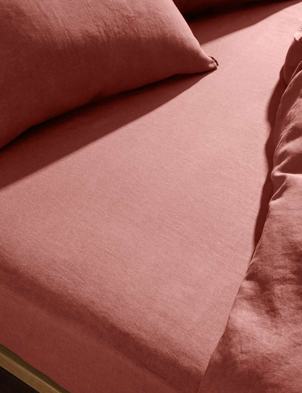 Pure Linen Extra Deep Fitted Sheet