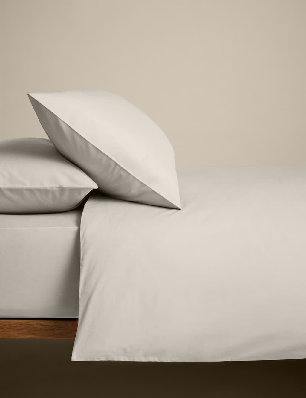 M&S Cotton Rich Bedding Set Linen