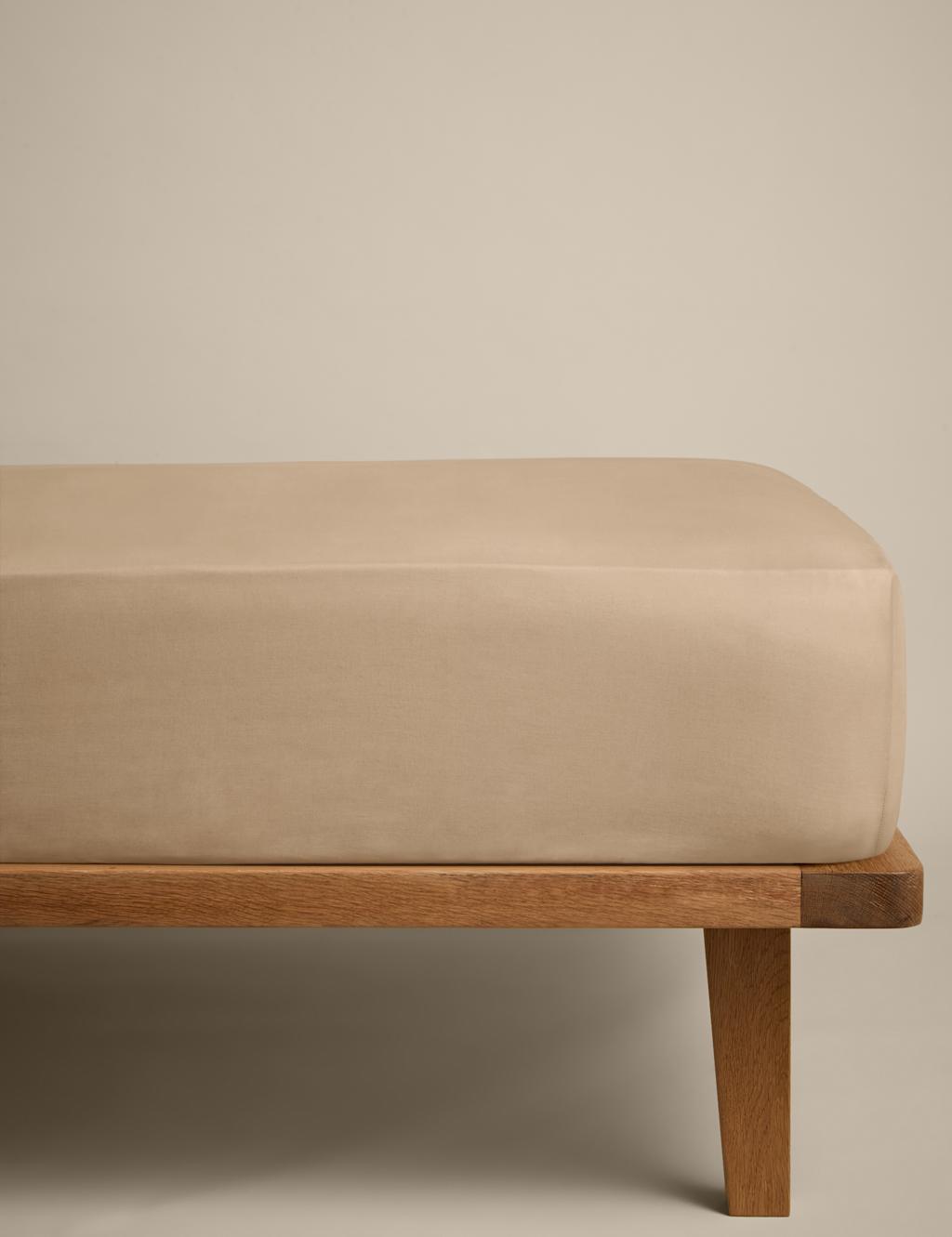 M&S Cotton Rich Deep Fitted Sheet Biscuit