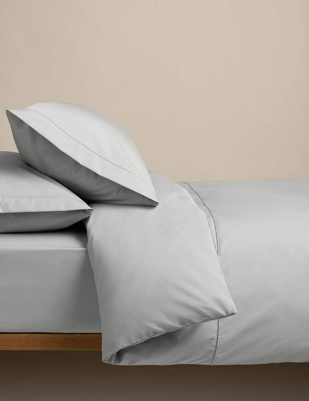 M&S Egyptian Cotton 230 Thread Count Bedding Set Dove