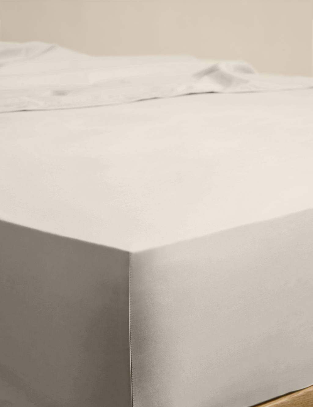 M&S Egyptian Cotton 230 Thread Count StayPut Fitted Sheet Linen