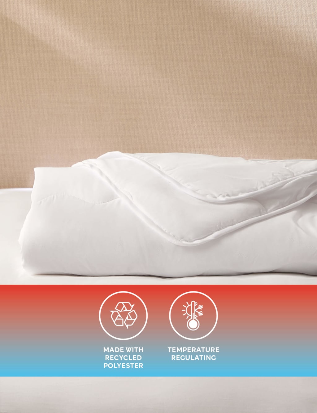 Body Temperature Control 1 Tog Duvet