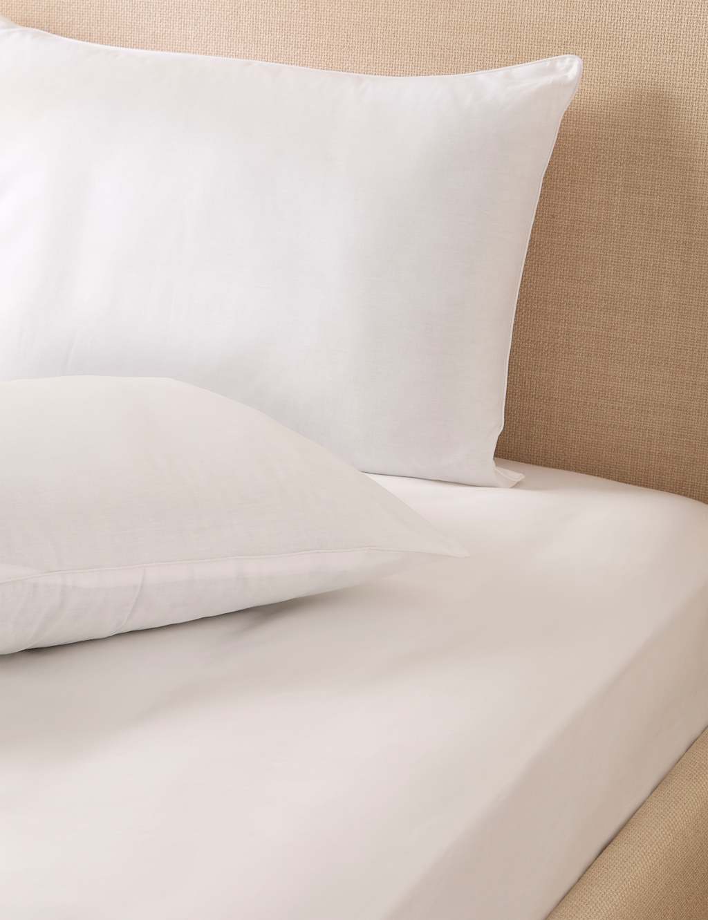 M&S 2 Pack Duck Feather & Down Medium Pillows - White