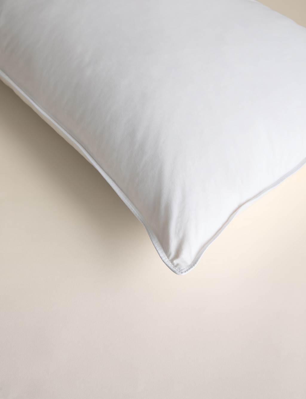 M&S Duck Feather & Down Medium King Size Pillow White