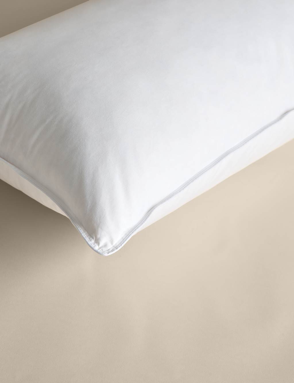 M&S Duck Feather & Down Firm King Size Pillow White