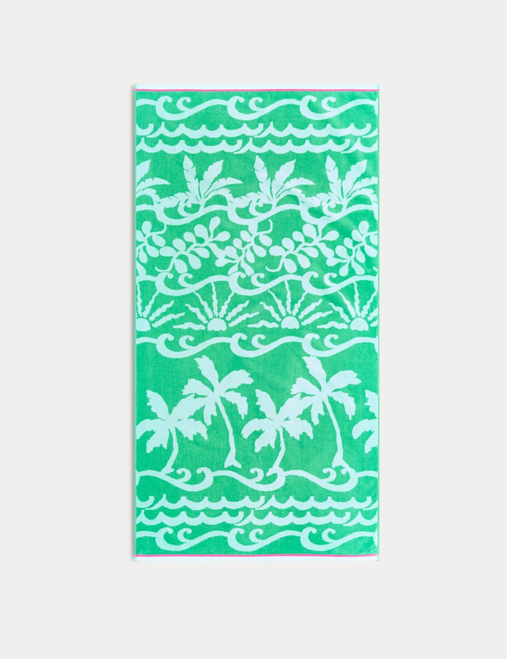 Pure Cotton Palm Beach Towel