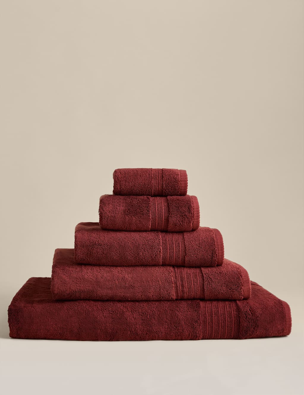 M&S Egyptian Cotton Towel - Bath Towel - Chestnut