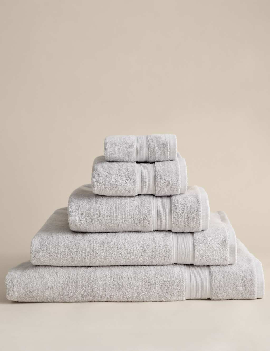 M&S Super Soft Pure Cotton Towel - Bath Towel - Dove