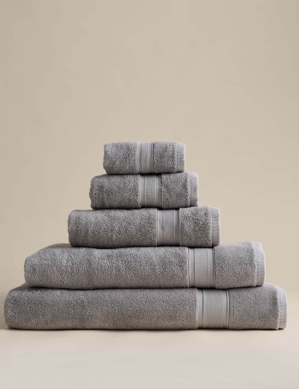 M&S Super Soft Pure Cotton Towel - Bath Sheet - Marble