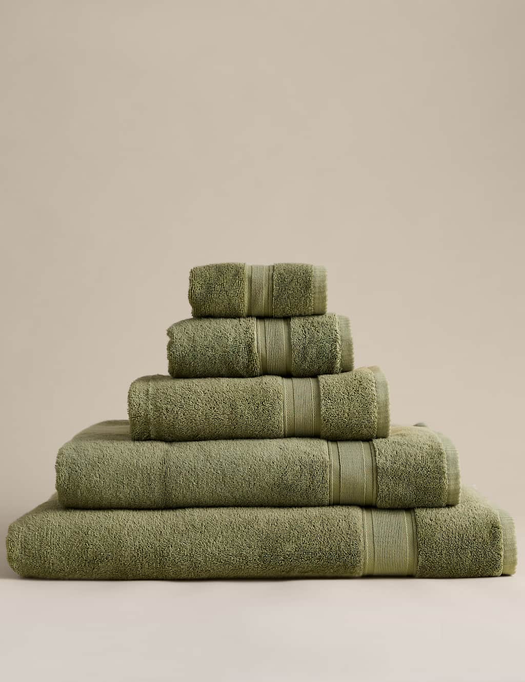 M&S Super Soft Pure Cotton Towel - Bath Sheet - Fern