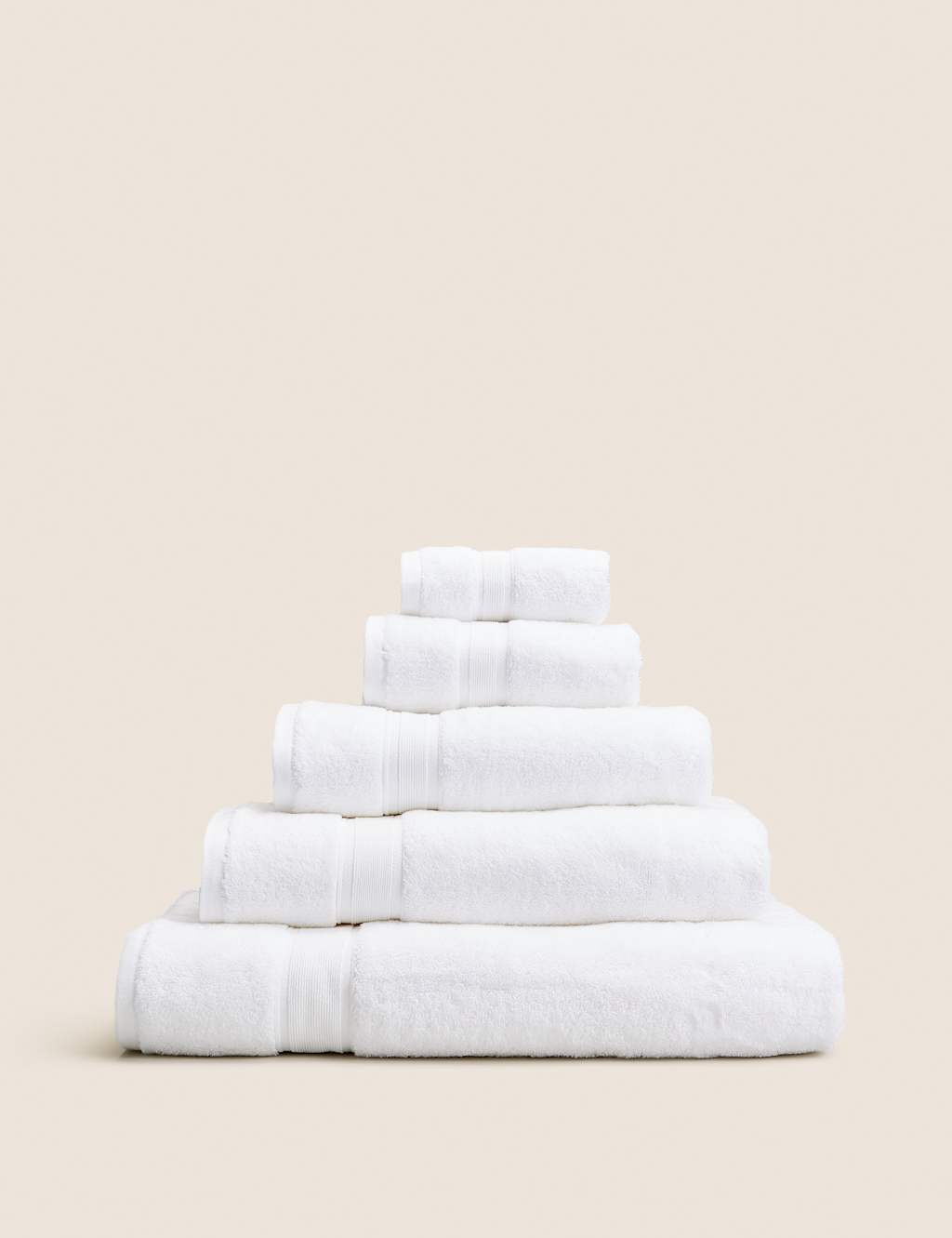M&S Heavyweight Super Soft Pure Cotton Towel White
