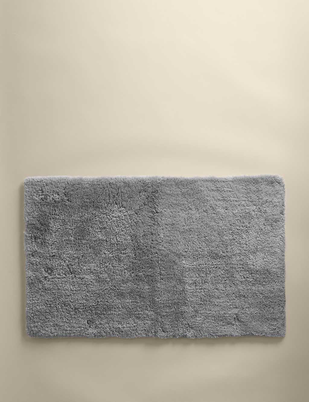 M&S Luxury Spa Bath Mat Silver Grey