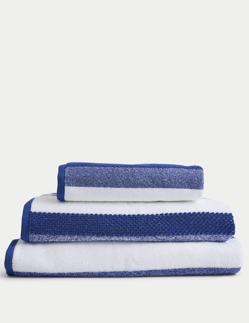 Pure Cotton Striped Textured Towel