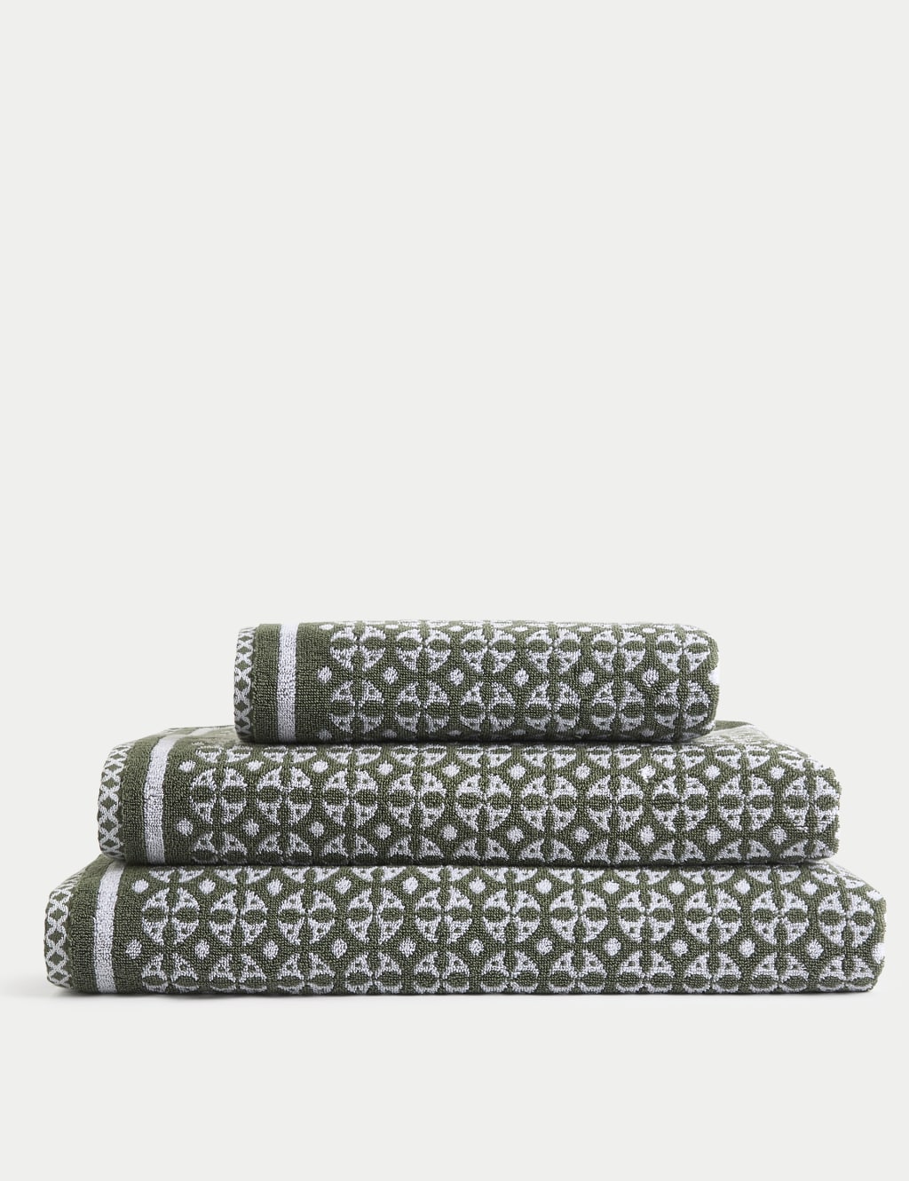 Pure Cotton Geometric Circle Towel
