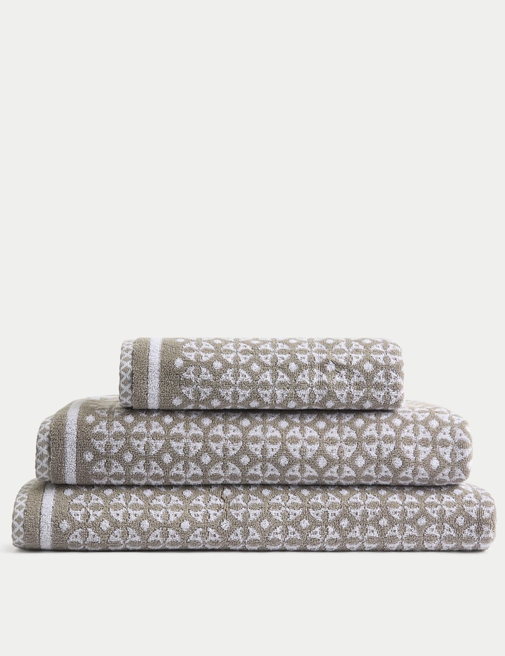 Pure Cotton Geometric Circle Towel