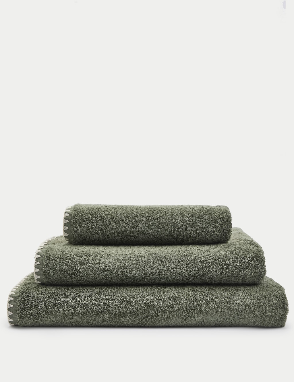 Pure Cotton Blanket Stitch Towel