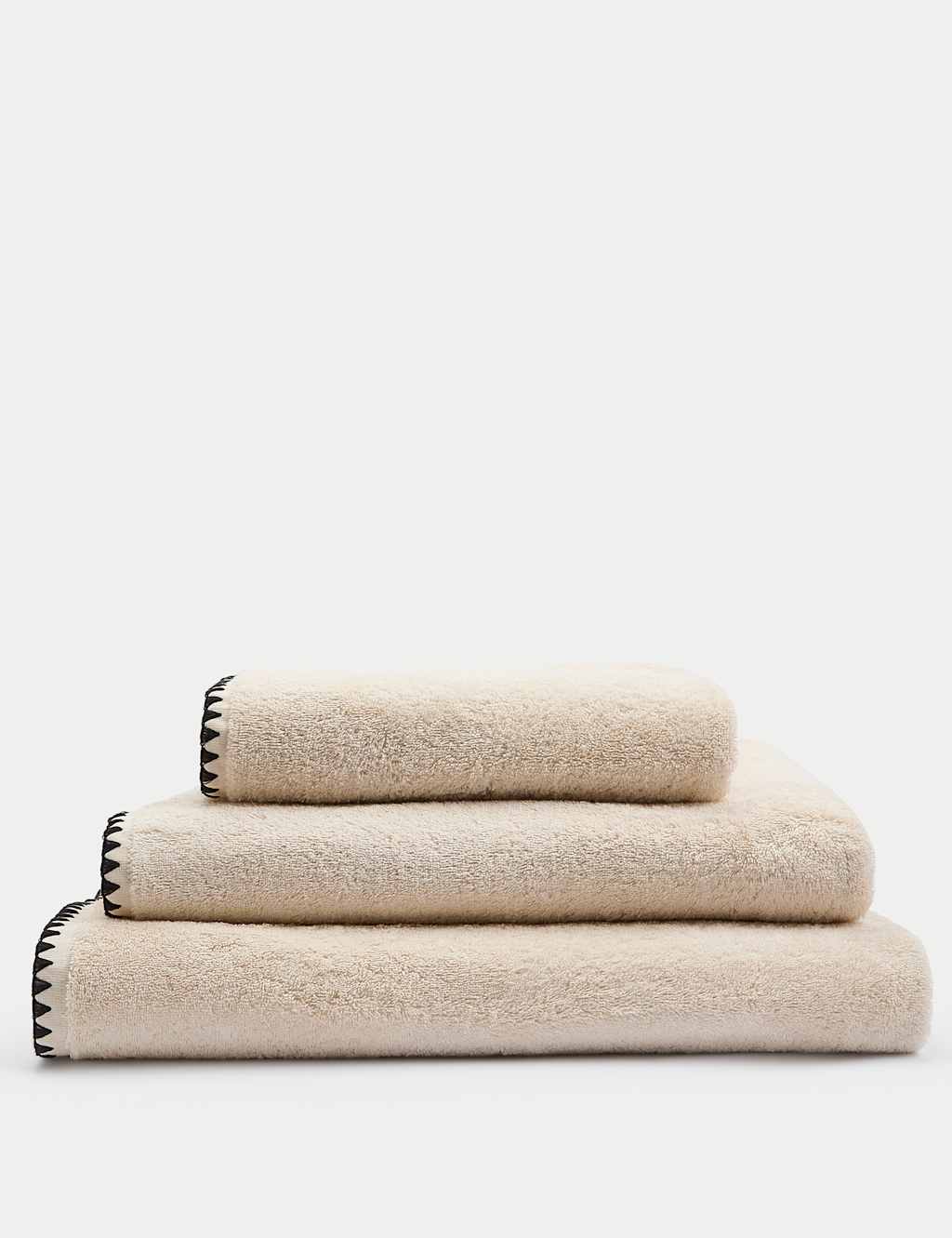 Pure Cotton Blanket Stitch Towel