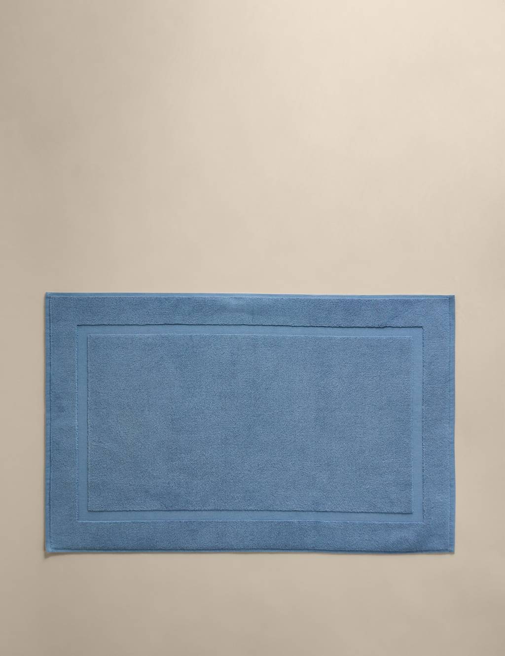 M&S Luxury Egyptian Cotton Bath Mat Denim