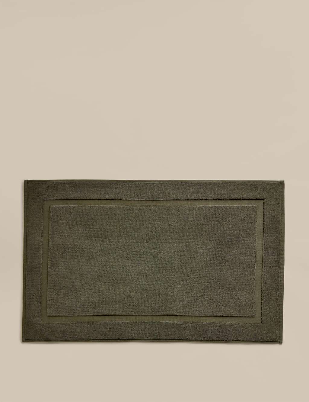 M&S Luxury Egyptian Cotton Bath Mat - Khaki