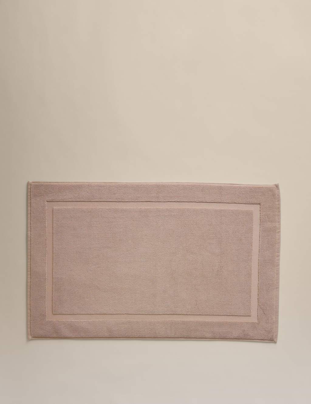 M&S Luxury Egyptian Cotton Bath Mat - Biscuit
