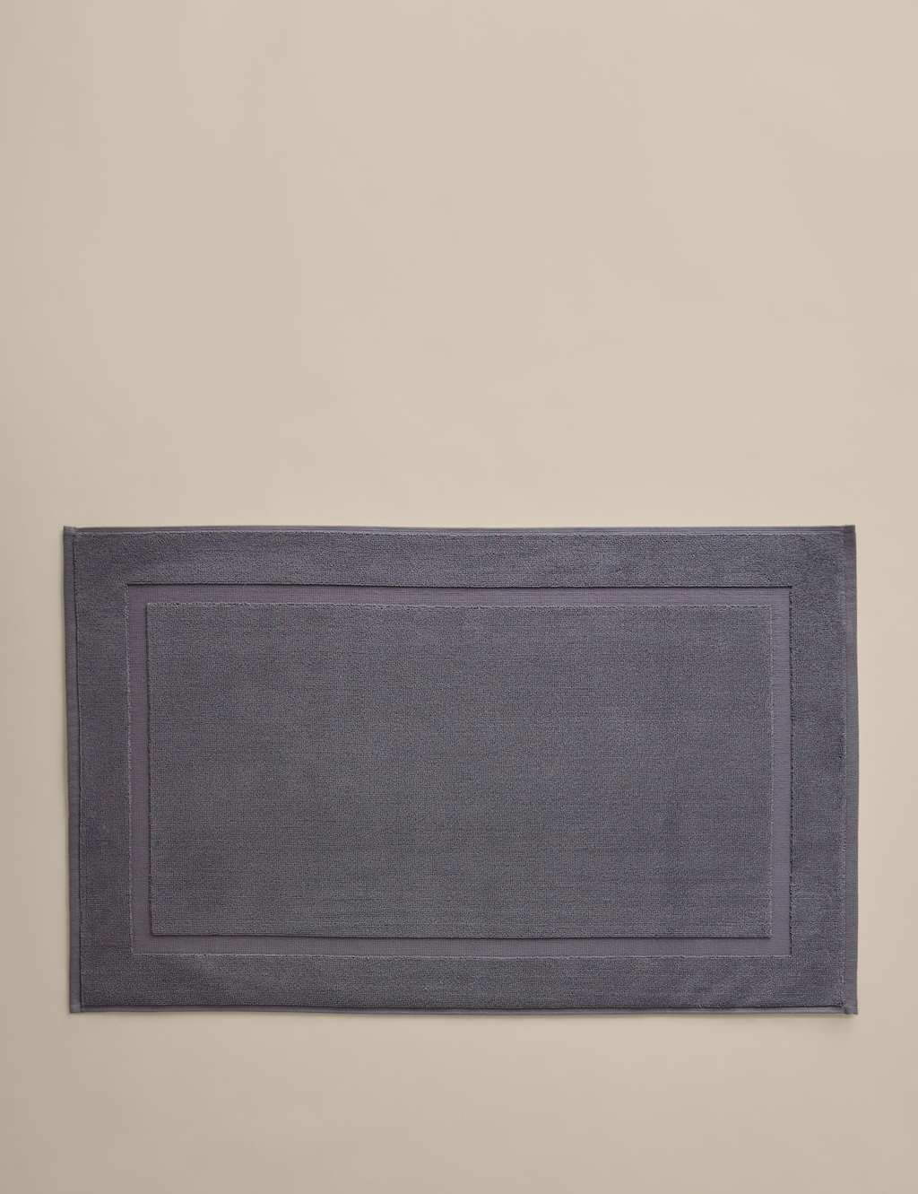 M&S Luxury Egyptian Cotton Bath Mat - Charcoal Mix