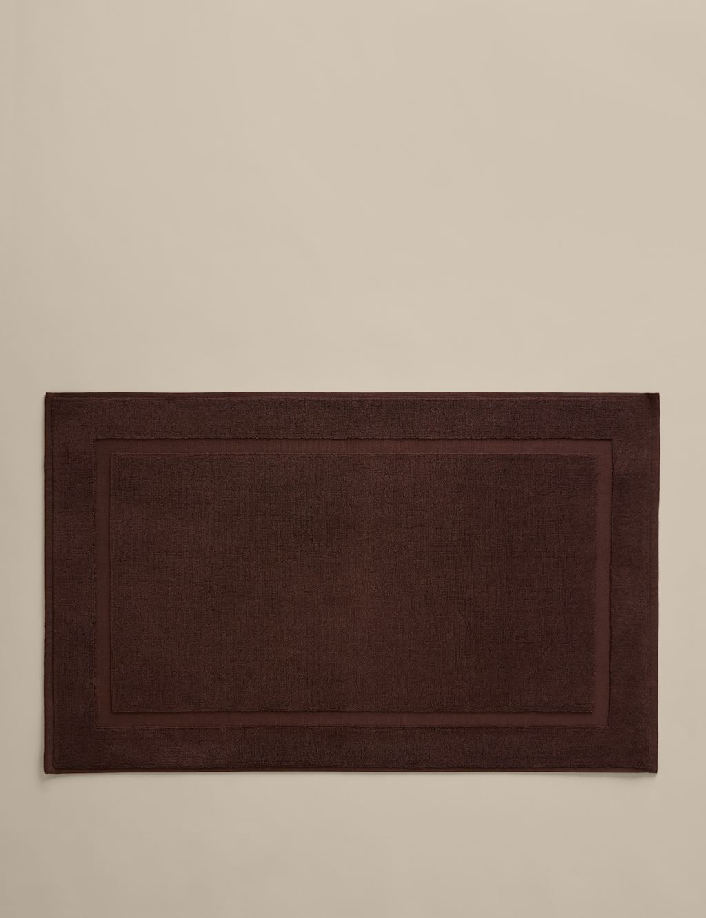 M&S Luxury Egyptian Cotton Bath Mat - Chocolate