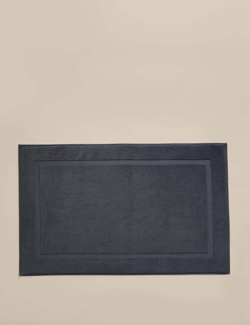 M&S Luxury Egyptian Cotton Bath Mat Charcoal