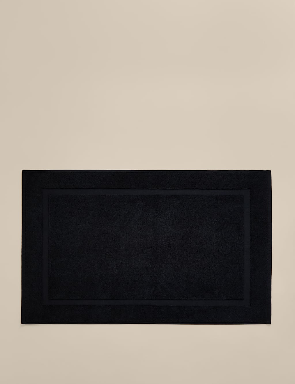 M&S Luxury Egyptian Cotton Bath Mat - Black Mix