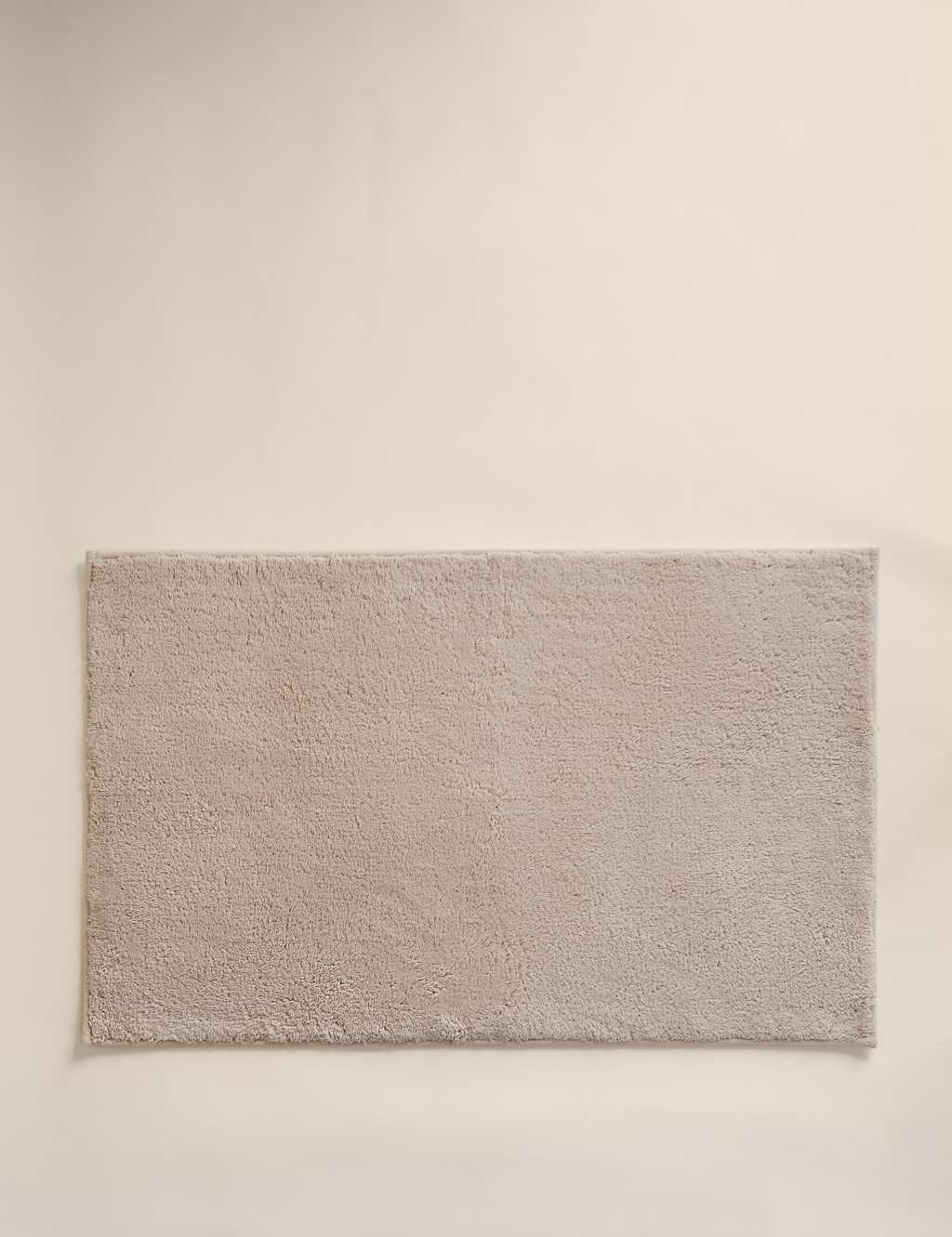 M&S Pure Cotton Tufted Bath Mat Stone