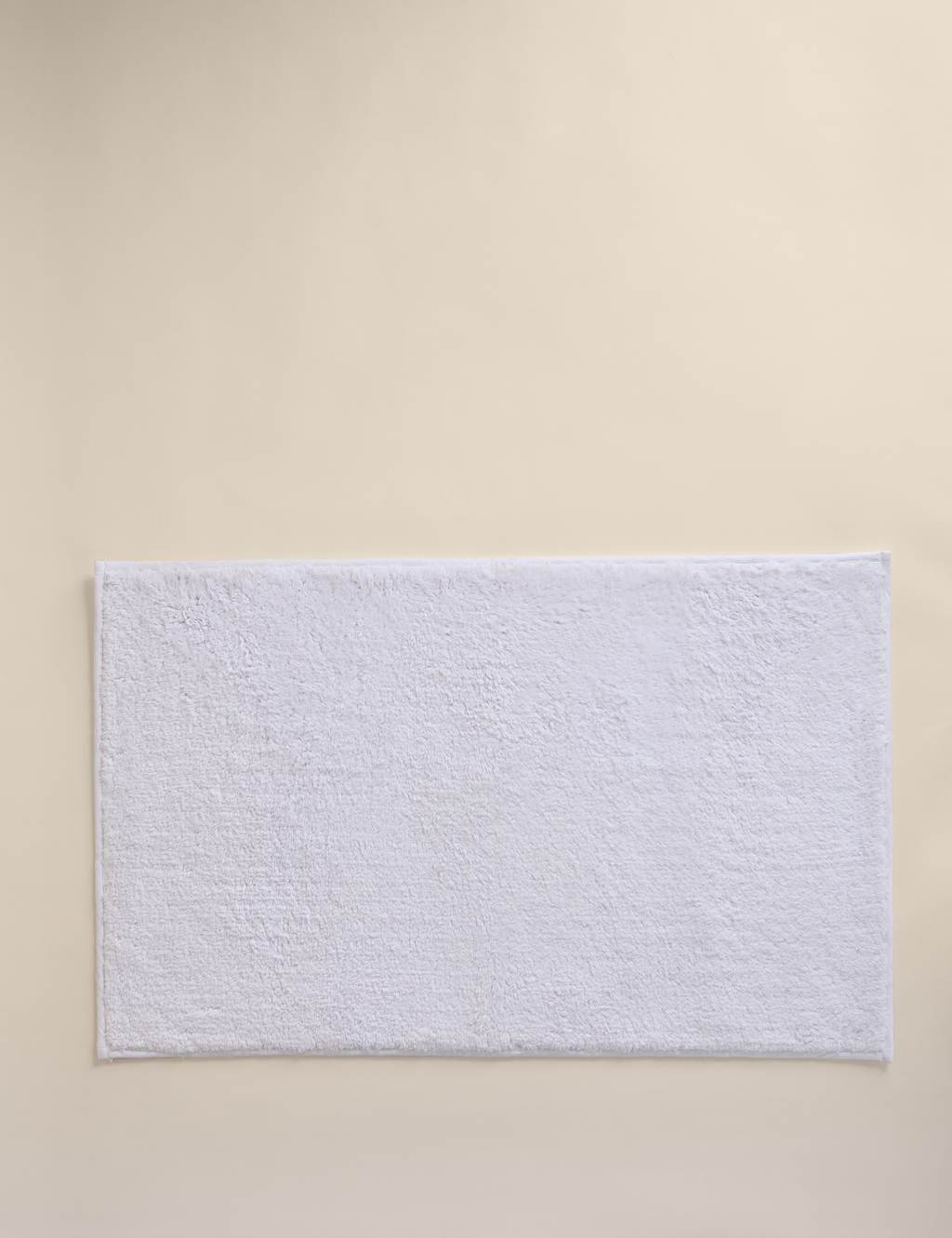 M&S Pure Cotton Tufted Bath Mat White