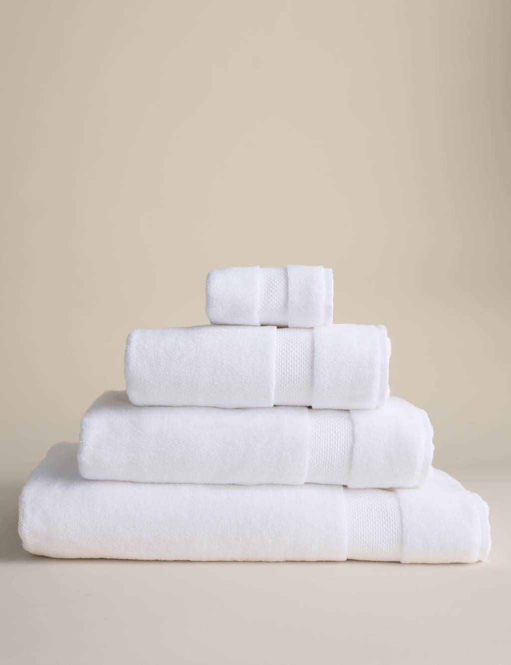 M&S Turkish Cotton Luxury Hotel Towel White