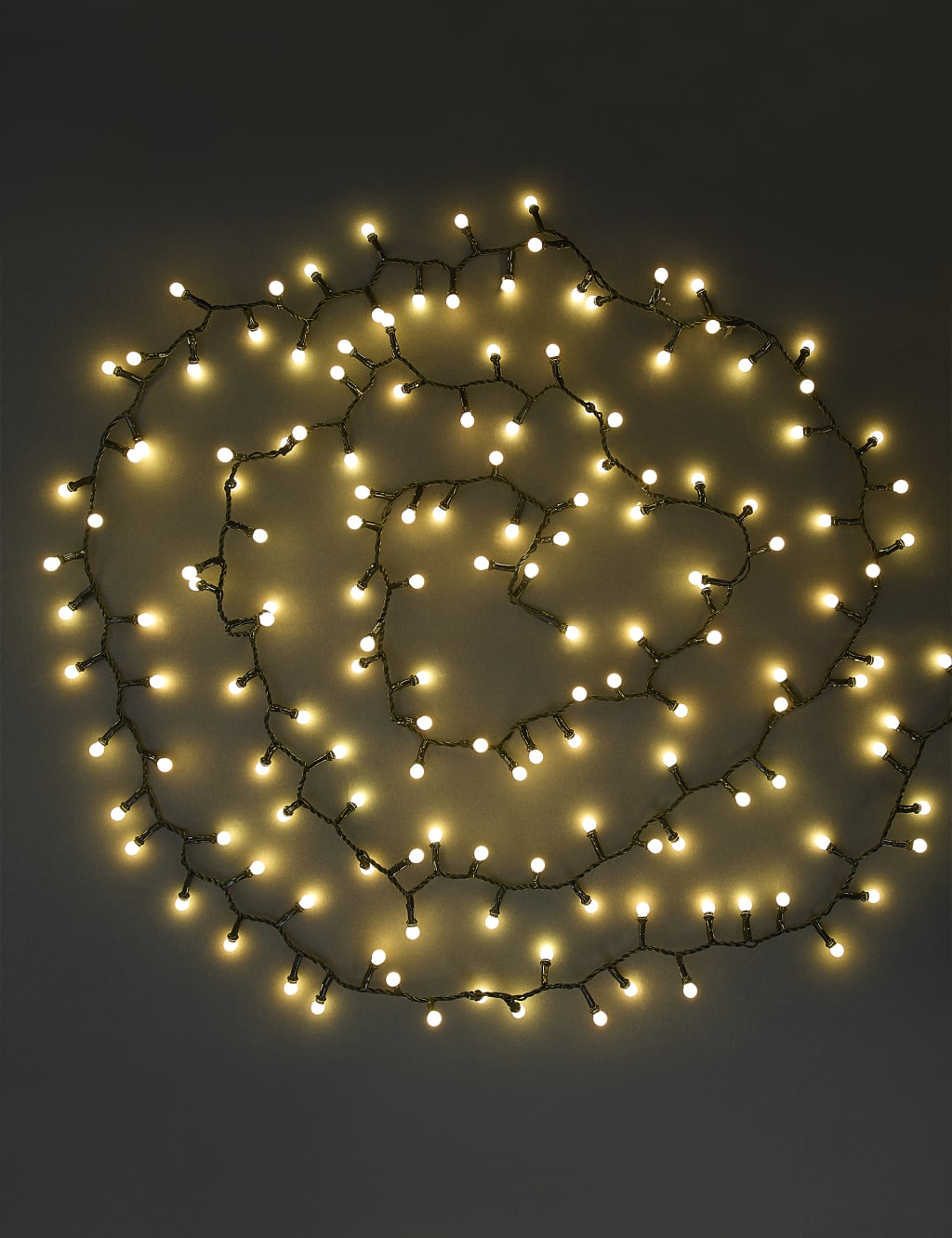 300 Warm White Cluster Ball Mains Lights