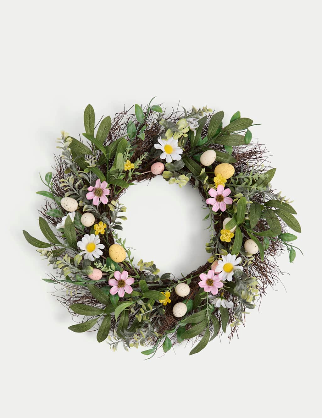 Floral Egg Wreath