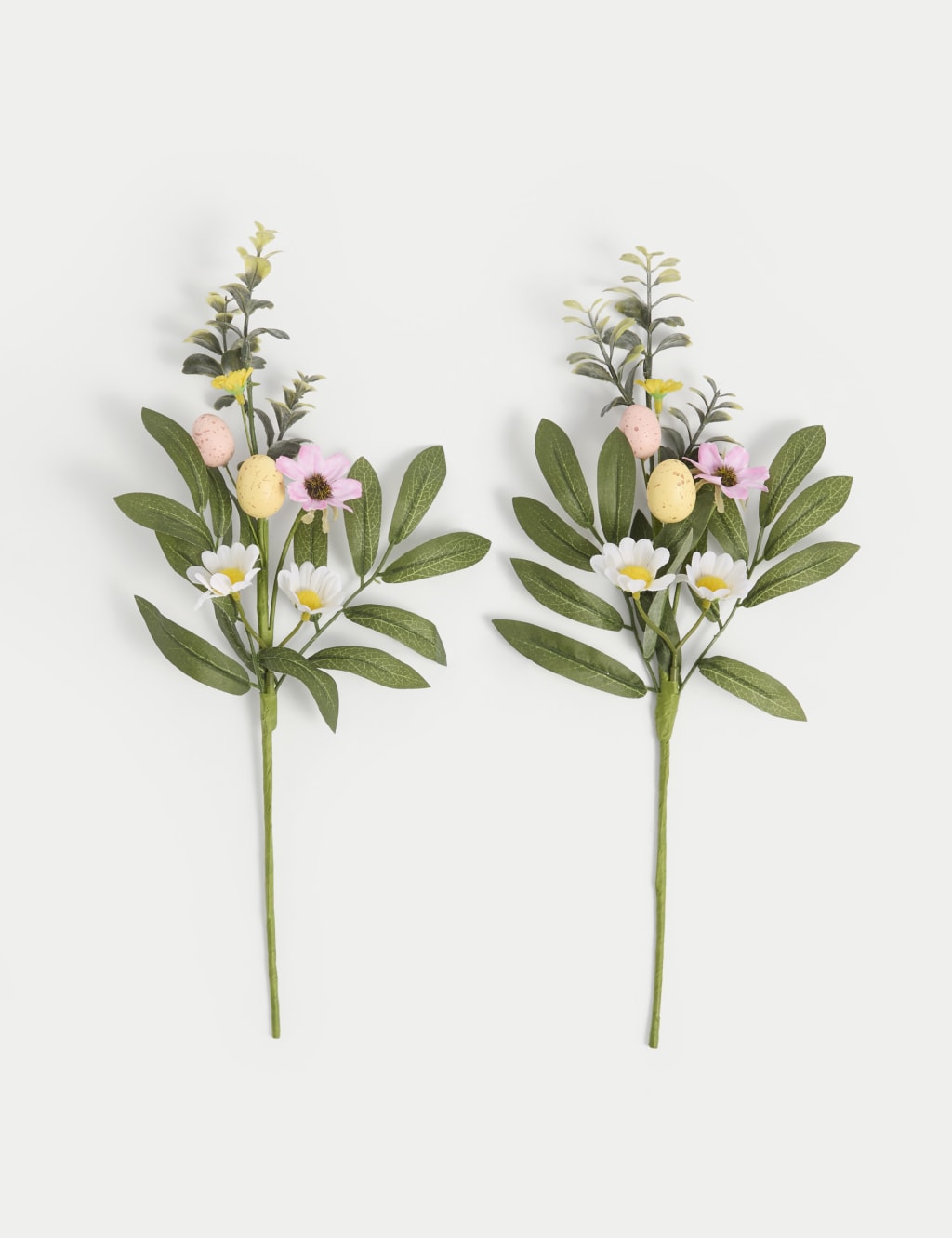 2pk Egg Foliage Decorations