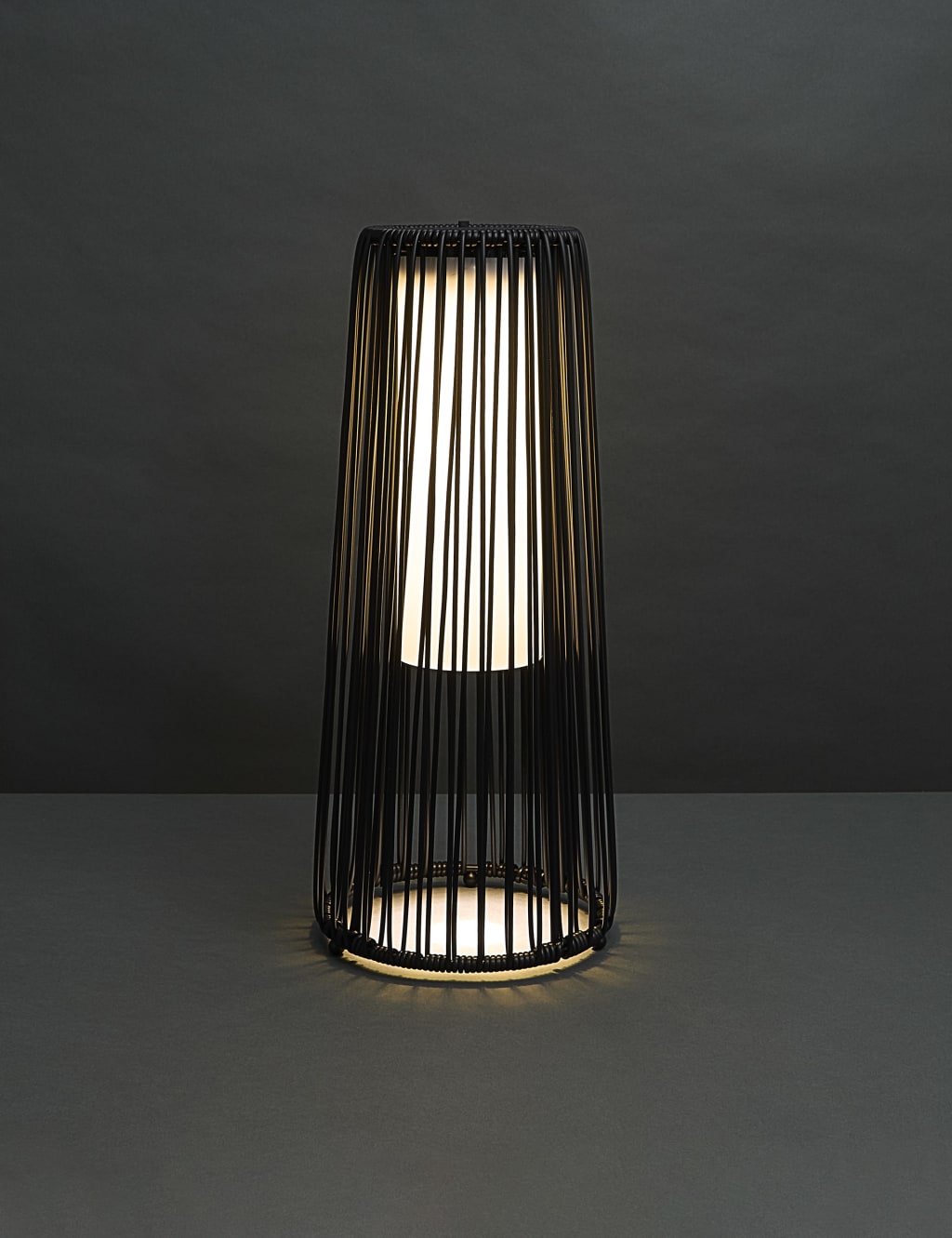 Large Warm White LED Solar Rope Lantern