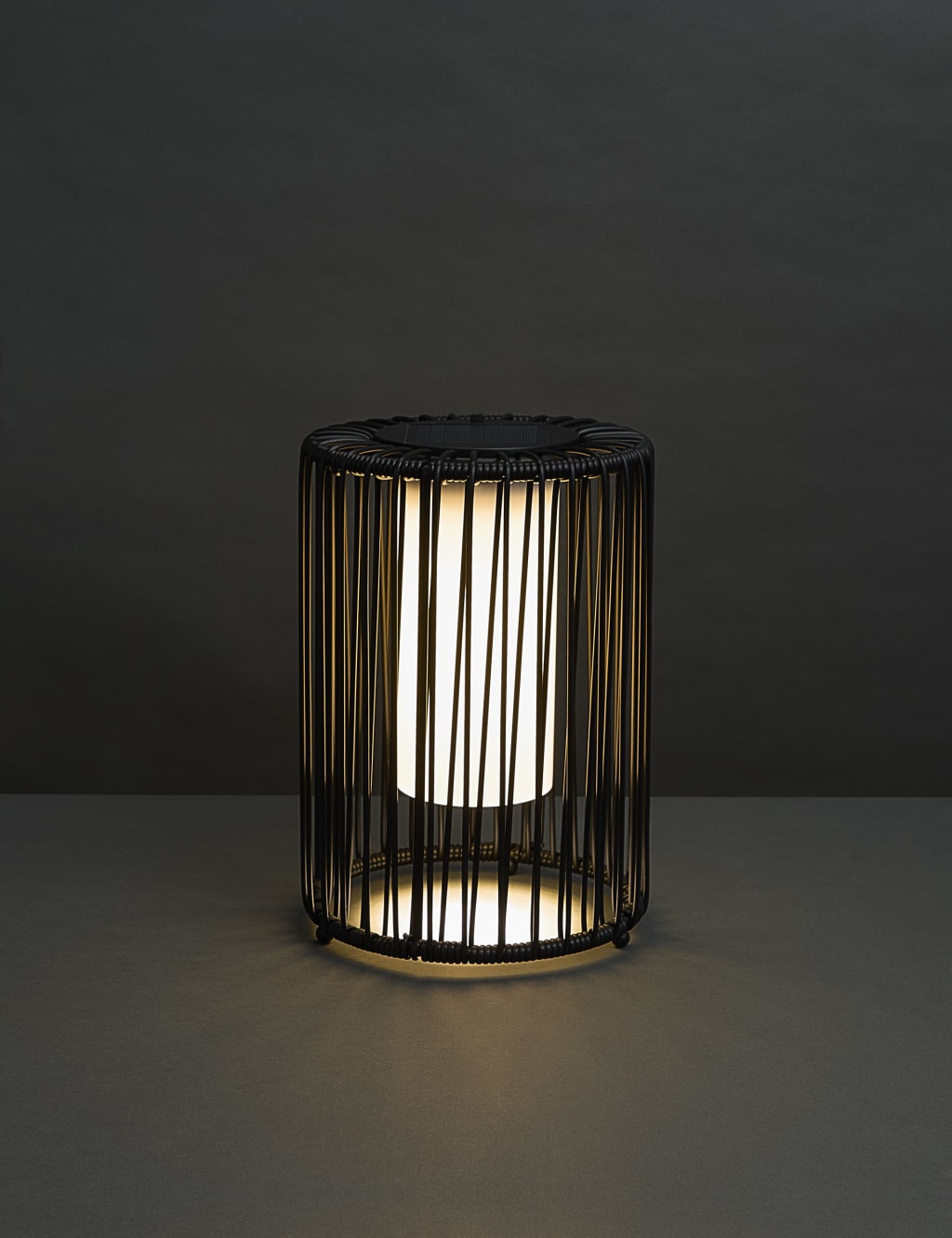 Medium Warm White LED Solar Rope Lantern